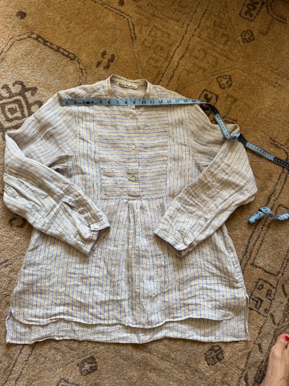 Acne Studios Tunic Bib Blouse